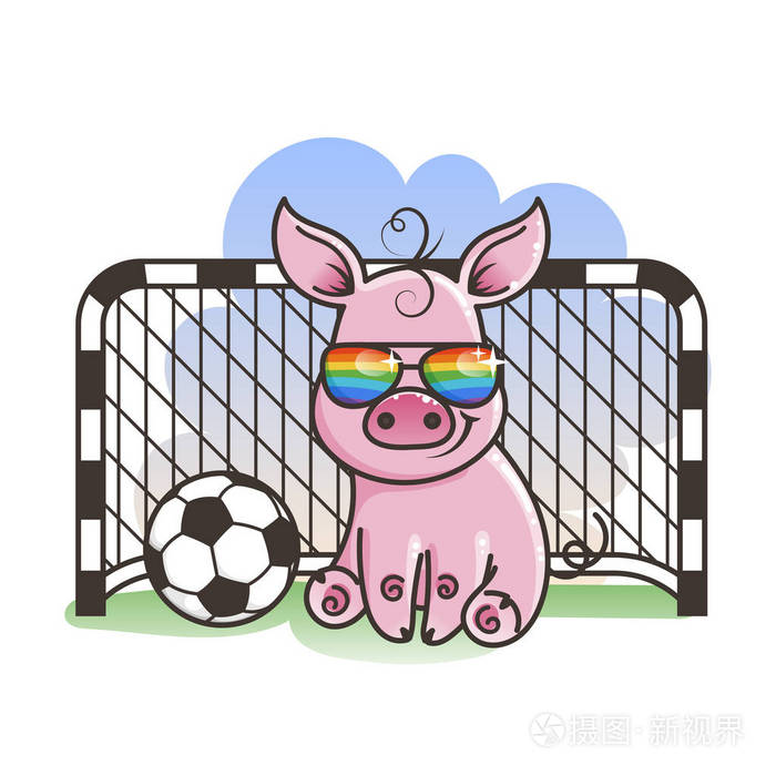 会踢足球的猪，你猜是什么游戏？