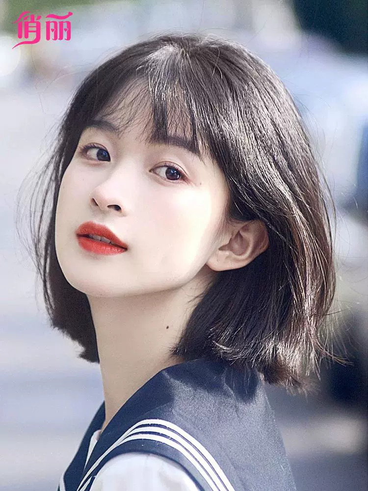短发发型女学生图片_短发发型女大学生_大学生短发发型图片