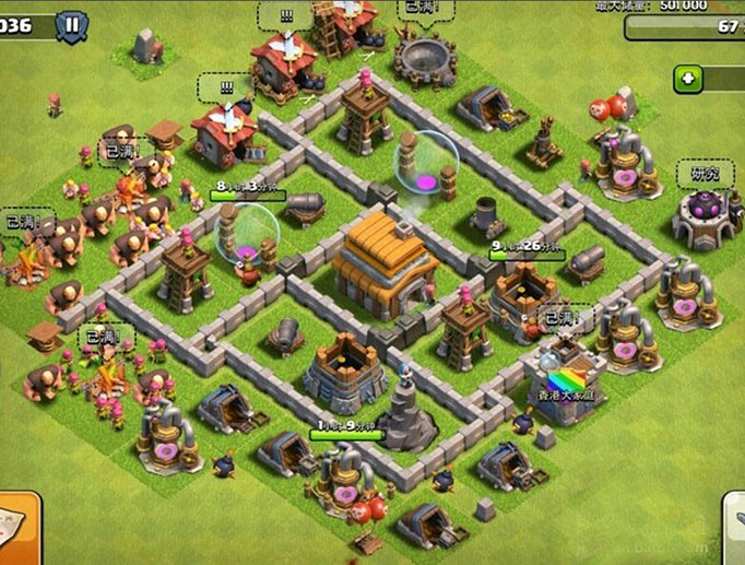 部落冲突全本最强阵型_部落冲突阵型coc_部落冲突11本最强阵型