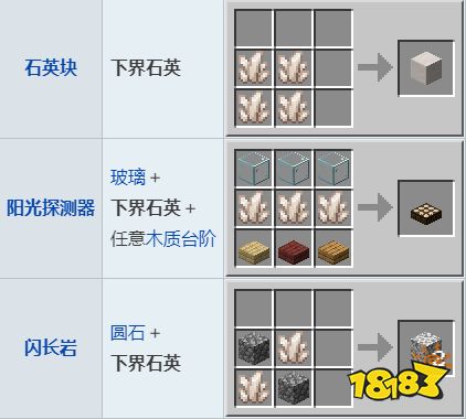 我的世界下界石英有什么用_我的世界下界石英有什么用_我的世界下界石英有什么用