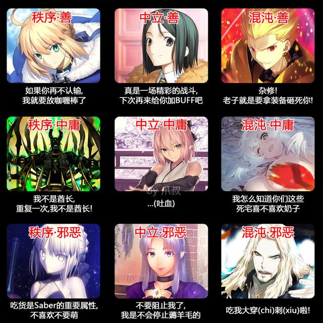 混沌中立九宫格原图_混沌中立_混沌中立什么意思