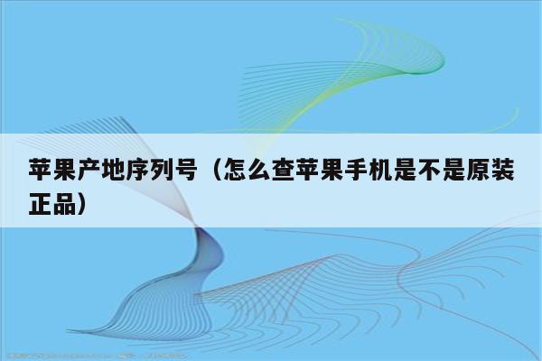 苹果官网查序列号_序列号怎么查询苹果官网_序列号查询苹果官网正常情况