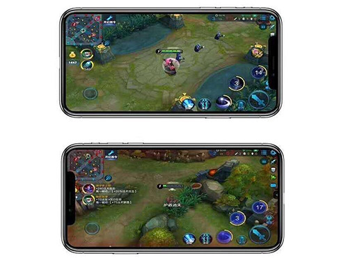 iphonex手机游戏截图-iPhoneX 上的游戏体验：画